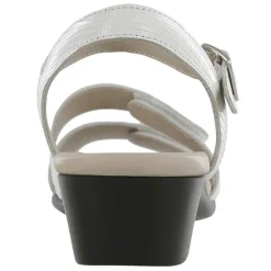 SAS Sandals|Women's , Savanna Sandal White Lizard Print