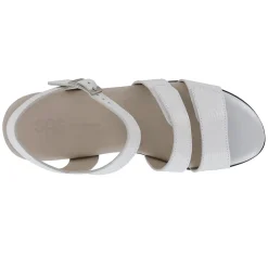 SAS Sandals|Women's , Savanna Sandal White Lizard Print