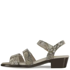 SAS Sandals|Women's , Savanna Sandal Gold Snake