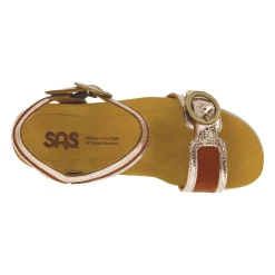 SAS Wedges|Women's , Seight Sandal Copper