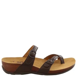 SAS Sandals|Women's , Shelly Toe Loop Slide Sandal Coffee