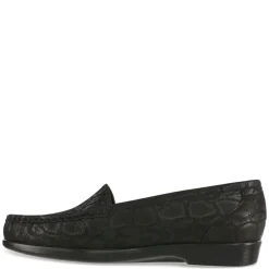 SAS Slip-On Shoes|Women's , Simplify Loafer Black Snake Print