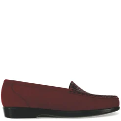 SAS Slip-On Shoes|Women's , Simplify Loafer Red Tetris