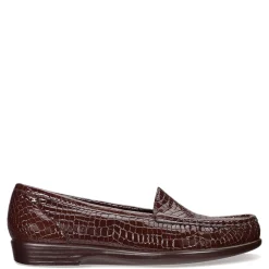 SAS Slip-On Shoes|Women's , Simplify Loafer Brown Croc