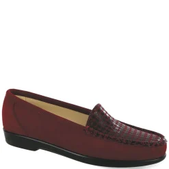 SAS Loafers|Women's , Simplify Loafer Red Tetris