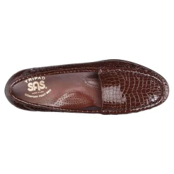 SAS Loafers|Women's , Simplify Loafer Brown Croc