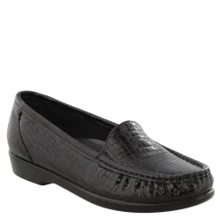 SAS Loafers|Women's , Simplify Loafer Black Croco