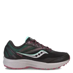 Saucony Sneakers & Athletic|Women's , Cohesion TR15 Trail Running - Wide Width Black/Dusk/Mint