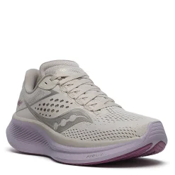 Saucony Sneakers & Athletic|Women's , Ride 17 Running Shoe - Wide Width Moon/Viola