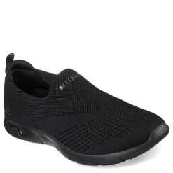 Skechers Sneakers & Athletic|Women's , Arch Fit Refine - Don't Go Slip-On - Wide Width Black