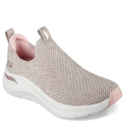 Skechers Sneakers & Athletic|Women's , Arch Fit 2.0 - Sheer Shimmer Sneaker Taupe