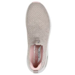Skechers Sneakers & Athletic|Women's , Arch Fit 2.0 - Sheer Shimmer Sneaker Taupe