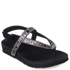 Skechers Sandals|Women's , Arch Fit Meditation - Fancy Love Sandal Black Multi