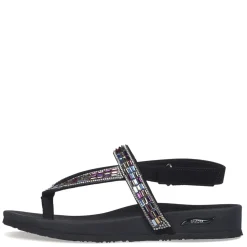 Skechers Sandals|Women's , Arch Fit Meditation - Fancy Love Sandal Black Multi