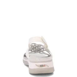 Skechers Sandals|Women's , Arch Fit Reggae Sport Sandal White/Grey