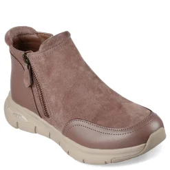Skechers Boots|Women's , Arch Fit Smooth - Modest Boot Mushroom