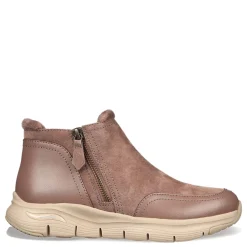 Skechers Boots|Women's , Arch Fit Smooth - Modest Boot Mushroom