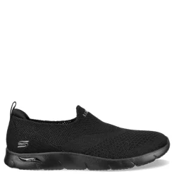 Skechers Slip-On Shoes|Women's , Arch Fit Refine - Don't Go Slip-On - Wide Width Black