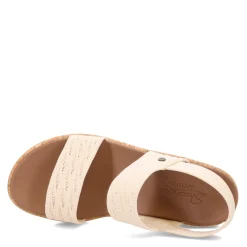 Skechers Wedges|Women's , Arch Fit Beverlee - Mesh On You Sandal Natural