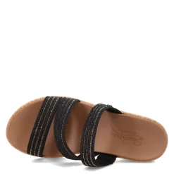 Skechers Wedges|Women's , Arch Fit Beverlee - Always Classy Sandal Black