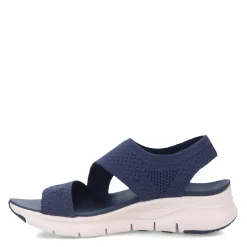 Skechers Wedges|Women's , Arch Fit - Brightest Day Sandal Navy