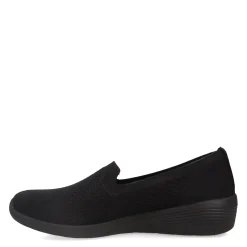 Skechers Slip-On Shoes|Women's , Arya - Clear Skies Slip-On Black/Black