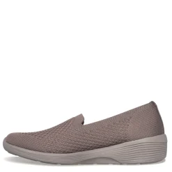 Skechers Slip-On Shoes|Women's , Arya - Clear Skies Slip-On Dark Taupe