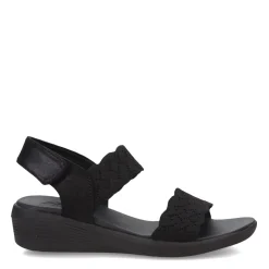 Skechers Sandals|Women's , Arya - On The Rise Sandal Black/Black