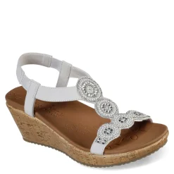 Skechers Sandals|Women's , Beverlee - Date Glam Sandal Off White