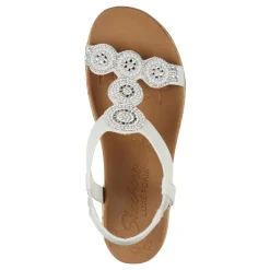 Skechers Sandals|Women's , Beverlee - Date Glam Sandal Off White