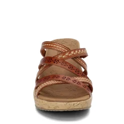Skechers Wedges|Women's , Beverlee - Tiger Posse Sandal Luggage