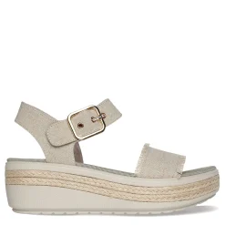 Skechers Wedges|Women's , BOBS - Empress Sandal Natural