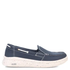 Skechers Loafers|Women's , BOBS Arch Fit Skipper - Playful Brisk Slip-On Navy