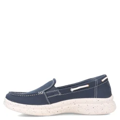 Skechers Loafers|Women's , BOBS Arch Fit Skipper - Playful Brisk Slip-On Navy