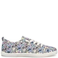 Skechers Sneakers & Athletic|Women's , BOBS B Cute - Knitting Hearts Sneaker White/Multi