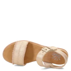 Skechers Sandals|Women's , BOBS Desert Kiss - Gold Crush Sandal Champagne