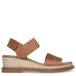 Skechers Sandals|Women's , BOBS Desert Chill - City Scapes Sandal Chestnut