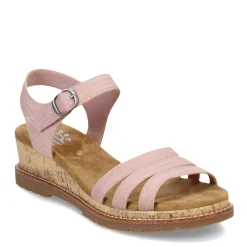 Skechers Sandals|Women's , BOBS Desert Chill - Evening Sun Sandal Blush