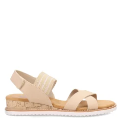 Skechers Sandals|Women's , BOBS Desert Kiss - Shore Enough Sandal Natural