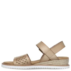Skechers Sandals|Women's , BOBS Desert Kiss - Sunny Flair Sandal Natural