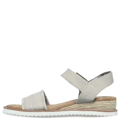 Skechers Sandals|Women's , BOBS Desert Kiss - Adobe Princess Sandal Taupe
