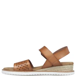 Skechers Wedges|Women's , BOBS Desert Kiss - Sunny Flair Sandal Luggage