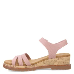 Skechers Wedges|Women's , BOBS Desert Chill - Evening Sun Sandal Blush