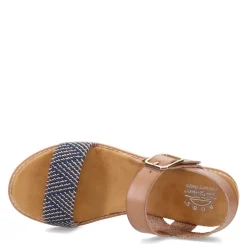 Skechers Wedges|Women's , BOBS Desert Kiss - Bold Dreams Sandal Navy Multi