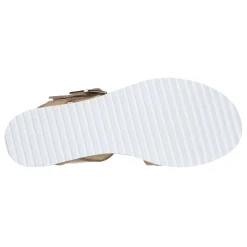 Skechers Wedges|Women's , BOBS Desert Kiss - Sunny Flair Sandal Natural