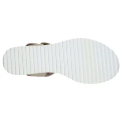 Skechers Wedges|Women's , BOBS Desert Kiss - Adobe Princess Sandal Taupe