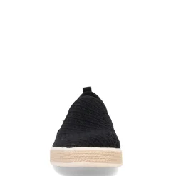 Skechers Slip-On Shoes|Women's , BOBS Flexpadrille Luxe - Summer Sky Slip-On Black