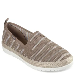 Skechers Slip-On Shoes|Women's , BOBS Flexpadrille 3.0 - Moon Edge Slip-On Natural Multi
