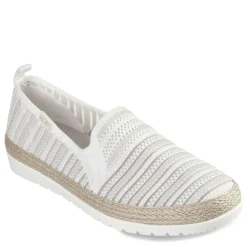 Skechers Slip-On Shoes|Women's , BOBS Flexpadrille 3.0 - Moon Edge Slip-On White Multi