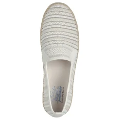 Skechers Slip-On Shoes|Women's , BOBS Flexpadrille 3.0 - Moon Edge Slip-On White Multi